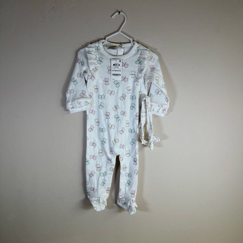 🦋Baby Layette 2-Piece Set – 6–9 Months – NWT 💗